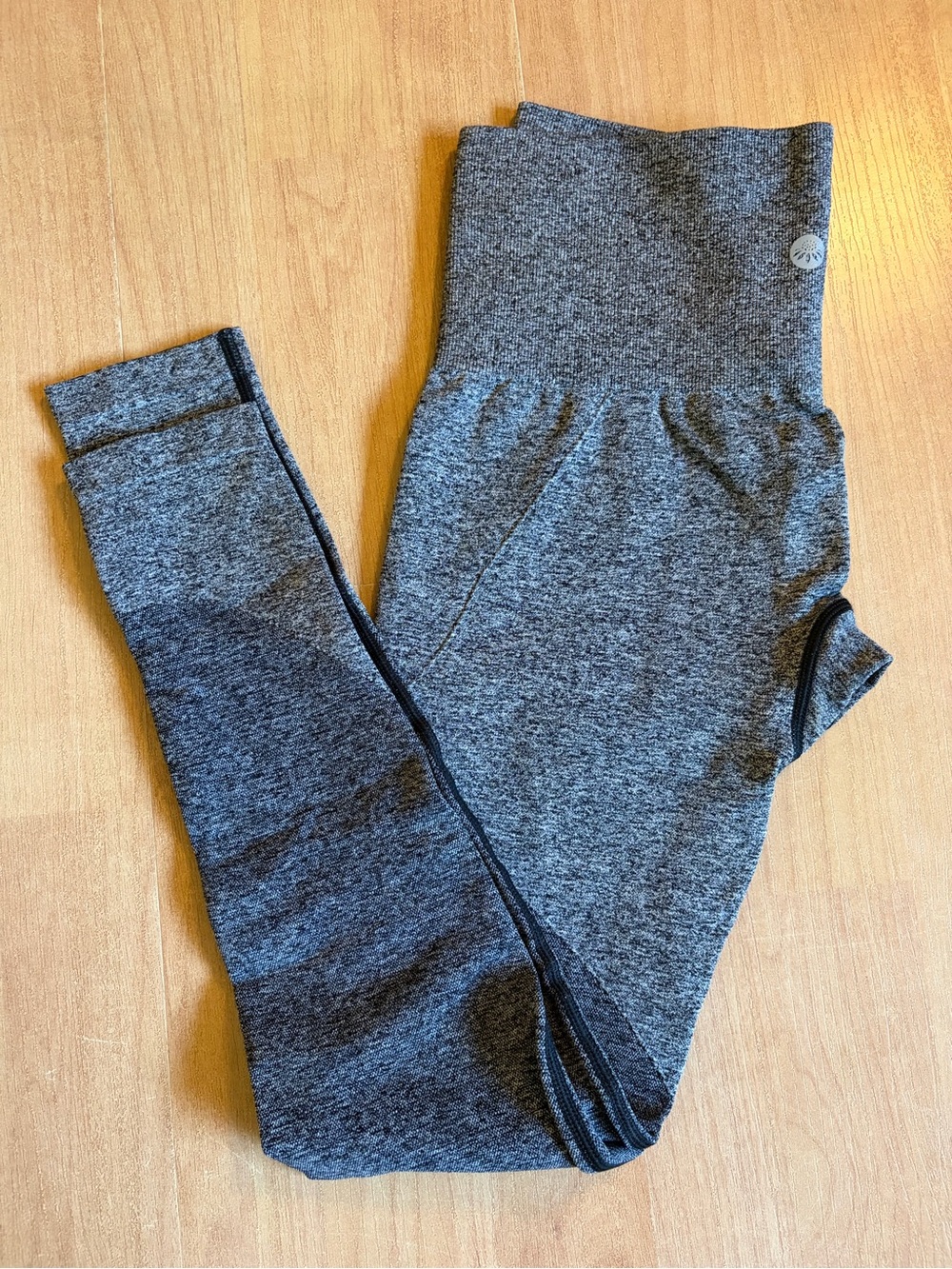 Senita Athletics Dark Heather Gray Seamless Leggings